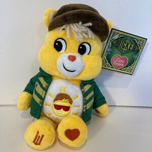 Care Bears X Wicked Fun Size 8" Funshine Bear As Scarecrow Plush Toy NWT